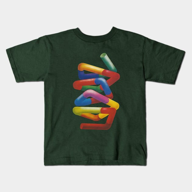 ADN Kids T-Shirt by anitaacollages